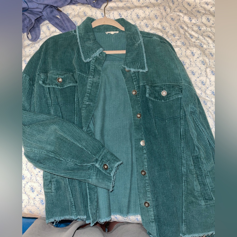 boutique corduroy shacket